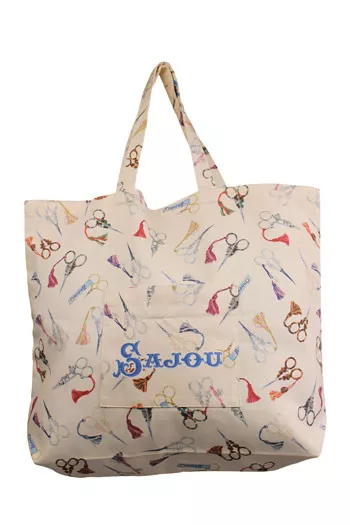 Kit couture Sajou grand sac pour les courses à coudre ciseaux broderie Collection Privée Kit couture Sajou grand sac pour les courses à coudre ciseaux broderie Collection Privée