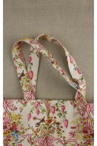 Détail des anses du petit sac à main à coudre Sajou Marie Antoinette au château