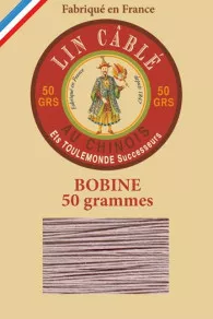 Fil Au Chinois waxed cable linen thread size 832 375m spool - Colour 600 - Hyacinth