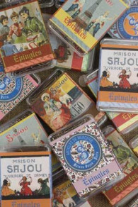 Collection de boîtes d'épingles de couturière Sajou classiques extra fines n°4