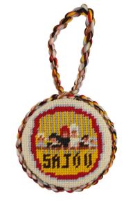 Front of the Children's Theatre medallion – Puffies stuffed needlepoint ornaments kit