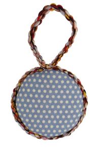 Back of the Children's Theatre medallion – Puffies stuffed needlepoint ornaments kit