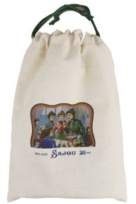 Präsentation des Sajou Gobelin-Kits Vintage Nähsalon - Kits für gepolsterte Anhänger im Petit Point. Limitierte Ausgabe