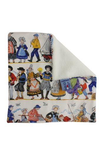 Sajou-Gästetuch 25 x 25 cm Bambus-Frottee und Stoff Farandole bretonne Sajou-Gästetuch 25 x 25 cm Bambus-Frottee und Stoff Farandole bretonne