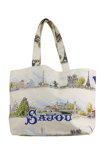 Sajou Nähset kleine Handtasche Paris und Eiffelturm: Taschenvorderseite Sajou Nähset kleine Handtasche Paris und Eiffelturm: Taschenvorderseite