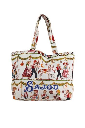 Sajou Nähset kleine Handtasche Farandole alsacienne: Taschenvorderseite Sajou Nähset kleine Handtasche Farandole alsacienne: Taschenvorderseite
