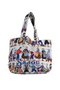 Sajou Nähset kleine Handtasche Farandole bretonne: Taschenvorderseite 