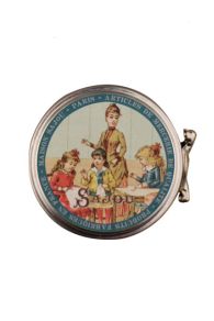 Autre produit sur le thème des cotons à broder Sajou : boîte métal mercerie épingles de nourrice