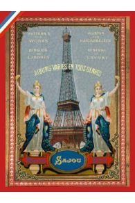 Collector postcard – Sajou haberdashery theme – Eiffel Tower