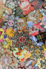 The collection of Sajou storage cards for embroidery threads and sewing threads
