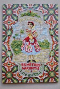 Motif provenant de l'album Sajou rouge 900 encadré avec notre passe-partout Aix