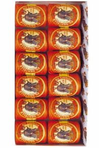 Fil dentelle aux fuseaux orange cocons Calais Fil Au Chinois en boîte de 12 sur le site Maison Sajou