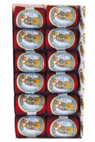 Fil dentelle aux fuseaux bourgogne cocons Calais Fil Au Chinois en boîte de 12 sur le site Maison Sajou