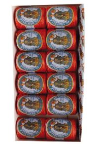 Verlaufsgarn für Spitze Calais in Kokonform Calais Fil Au Chinois in 12er Box Farbe Kirsche im Sajou Onlineshop