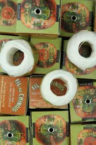 01 - Linen thread - capsule  n°100 - white