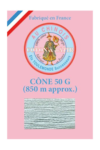 Fil Au Chinois Heftfaden auf Kone mit 850 m Lauflänge Farbe n° 742 - Hellblau Fil Au Chinois Heftfaden auf Kone mit 850 m Lauflänge Farbe n° 742 - Hellblau