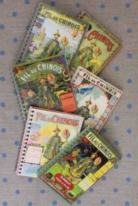 Fil Au Chinois spiral notebook collection in the same spirit as the Sajou notebooks