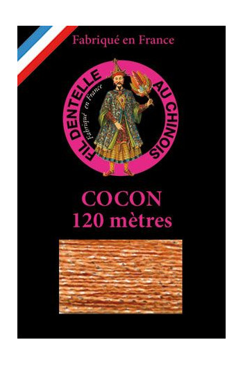 Farbiges Klöppelgarn mit Lurexfaden Cocon Caudry Fil Au Chinois Farbe Pfirsich im Sajou Onlineshop Farbiges Klöppelgarn mit Lurexfaden Cocon Caudry Fil Au Chinois Farbe Pfirsich im Sajou Onlineshop