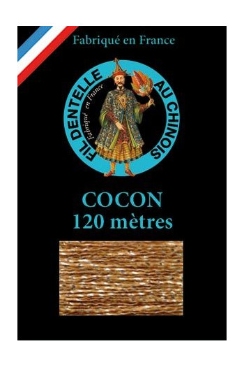 Coloured lace thread 120 m Caudry Cocoon 3057 - Chestnut Coloured lace thread 120 m Caudry Cocoon 3057 - Chestnut