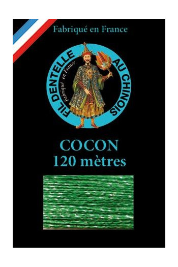 Fil couleur lamé pour la dentelle aux fuseaux Cocon Caudry Fil Au Chinois coloris jardin sur le site Sajou Fil couleur lamé pour la dentelle aux fuseaux Cocon Caudry Fil Au Chinois coloris jardin sur le site Sajou