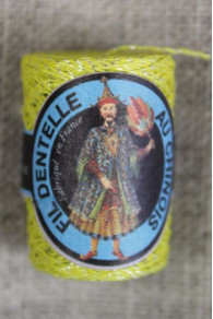 Cocon Caudry Farbe Limette Klöppelgarn mit Lurex von Fil Au Chinois im Sajou Onlineshop