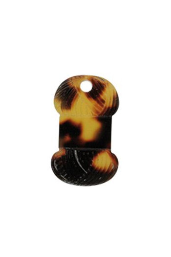 Ball charm imitation tortoiseshell - 2,6cm - Ball charm imitation tortoiseshell - 2,6cm -