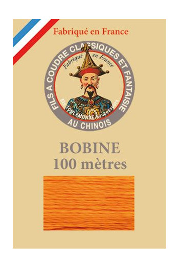 Fil Au Chinois rayon thread spool 7007 - Orange				
