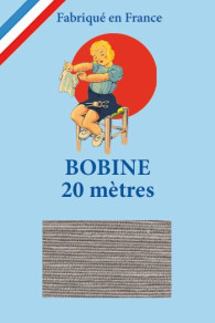 Burnt Orange Coloured Shirring Elastic Use on Machine or by Hand 20m Spool