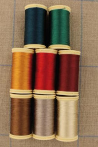 The eight colours of silk thread Sajou selection box assortment 2