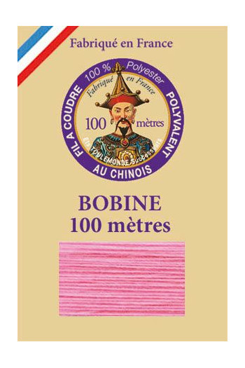 Fil à coudre polyester bobine 100 m Col. 550 - Laurier rose Fil à coudre polyester bobine 100 m Col. 550 - Laurier rose