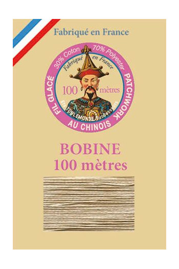 Waxed patchwork thread 100m spool - Col.306 - linen Waxed patchwork thread 100m spool - Col.306 - linen