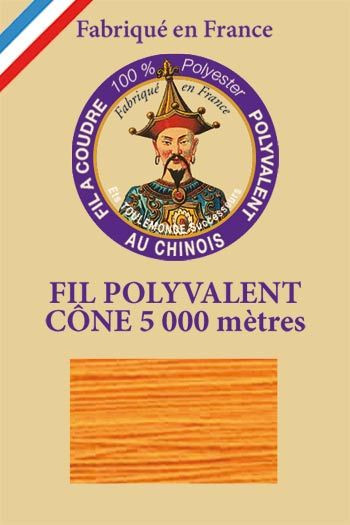 Polyester sewing thread 5000m cone - Col. 728 Marigold Polyester sewing thread 5000m cone - Col. 728 Marigold