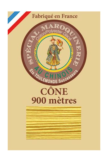 Fil Au Chinois leatherwork polycotton thread size 28/2 - 900m cone - Col. 239 Chicklet Fil Au Chinois leatherwork polycotton thread size 28/2 - 900m cone - Col. 239 Chicklet