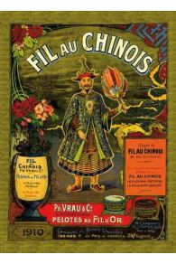 Postkarte Fil-Au-Chinois - Kalender von 1910