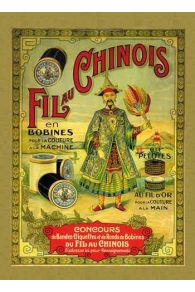 Postkarte Fil-Au-Chinois - Kalender von 1900
