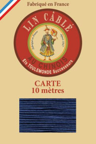 Lin câblé Fil Au Chinois n°532 coloris 667 Nuit sur le site de mercerie Sajou