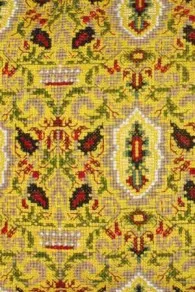 Detail of Sajou Chenonceau plaid to embroider: the wall hangings in François I lounge