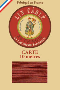 Lin câblé Fil Au Chinois n°332 coloris 333 Cuivre sur le site de mercerie Sajou