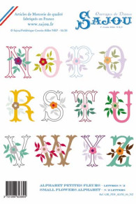 Beispiel eines Download-Stickmusters auf der Sajou-Website