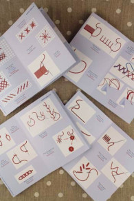 Rotes Sajou-Album Nr. 916: Die wichtigsten Stiche der traditionellen Stickerei
