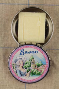 Sajou Klick-Klack-Dose Marie-Antoinette mit Rosenseife