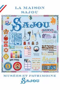 Embroidery postcard 10th anniversary of Maison Sajou - Museums and Heritage Collection