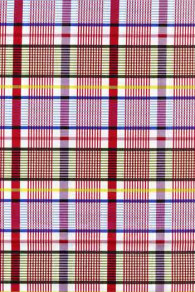 Sajou-Stoff Coquecigrues mit Tartanmuster 100% Baumwolle 150 cm breit