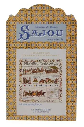 Presentation of Sajou Bayeux Embroidery cross stitch pattern chart