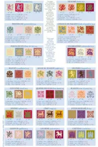 Full-colour detailed mounting explanations for Sajou Chambord plaid