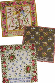 The three Marie-Antoinette small  cushion collection