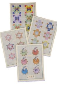 Album Sajou rouge n°903 : 4 séries de cartes à fil Sajou à broder