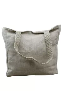Sac Sajou en lin naturel à broder au point de croix du motif de votre choix