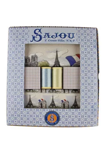 Sajou gift box Ma Belle Ville de Paris fabrics and threads