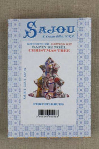Präsentation des Sajou Nähsets Tannenbaum Coquecigrues
